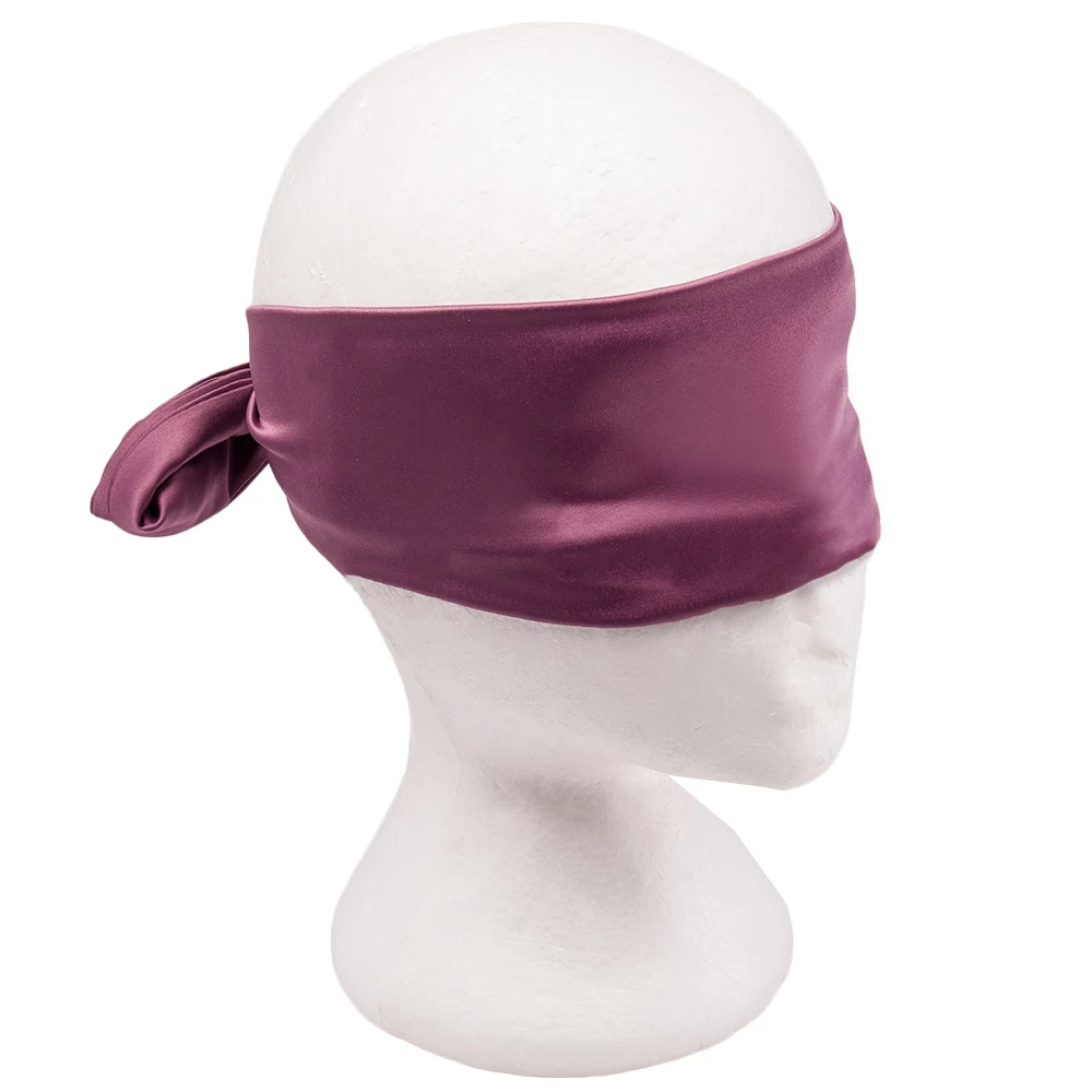 Bind & Blush Pink Satin Tie Blindfold Scarf