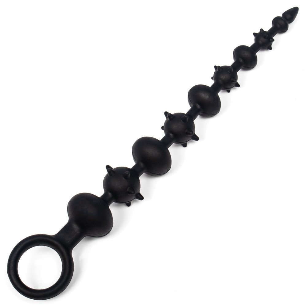 Deep Satisfaction Textured Silicone Anal Beads