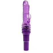Bondara Purple Pocket Rocket Ribbed Mini Rabbit Vibrator