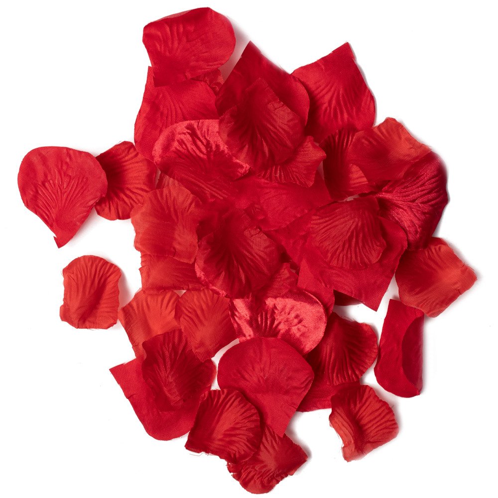 Faux Red Rose Petals