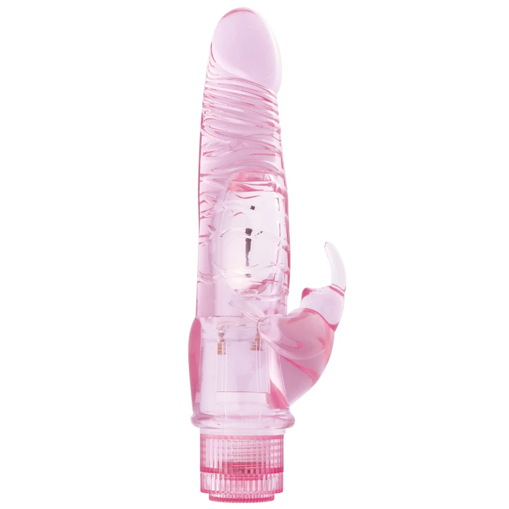 Jelly Jubilee Pink Multi-Speed Rabbit Vibrator - 9 Inch