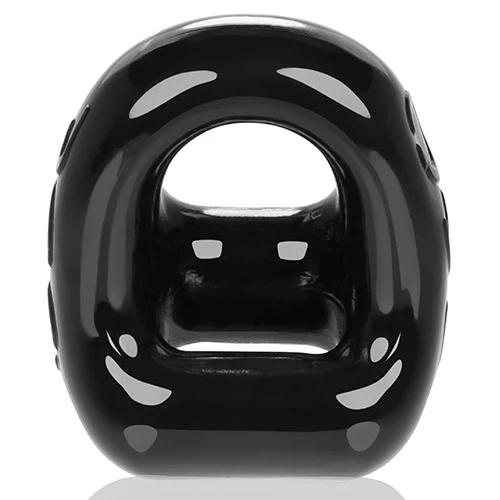 Oxballs 360 Black Cock Ring & Ball Stretcher - 26mm