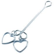 Bondara Stainless Steel Heart Clit Clamp