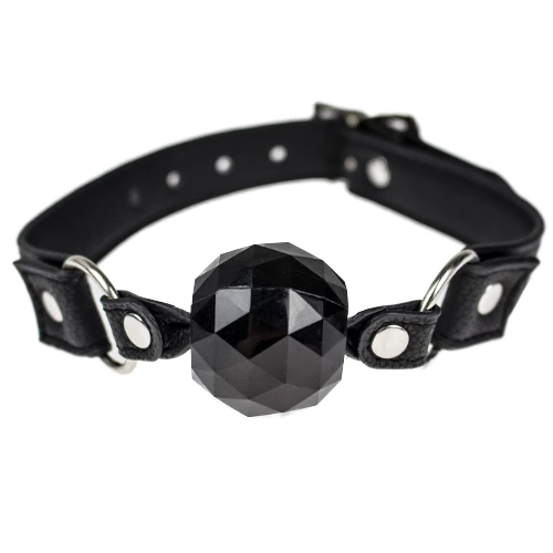 Silencer Black Crystal Ball Gag