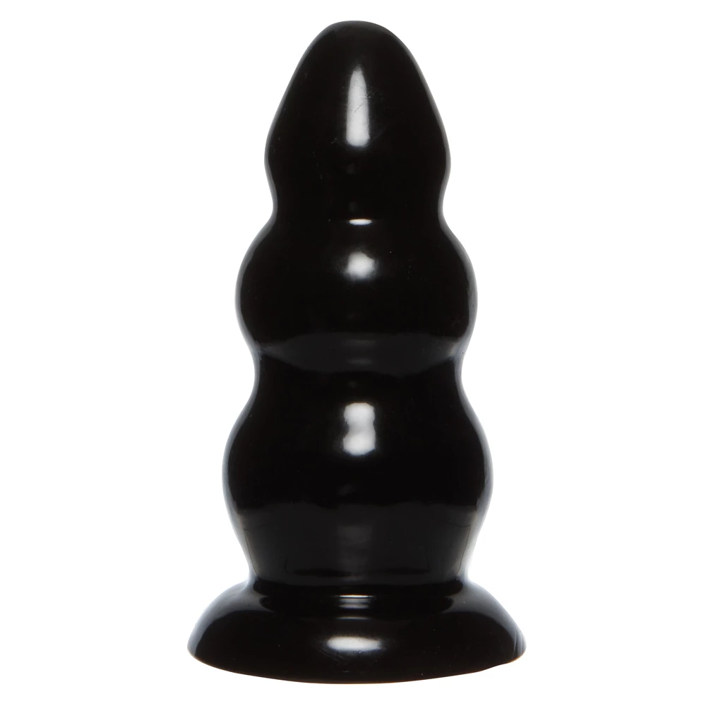 To The Brim Black Butt Plug - 8.5 Inch