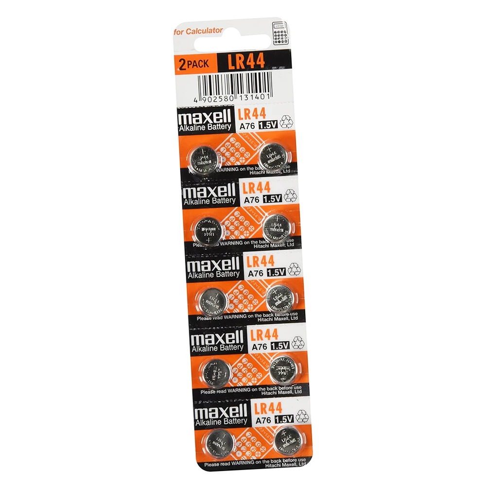 AG13 LR44 Button Cell Batteries Strip of 10