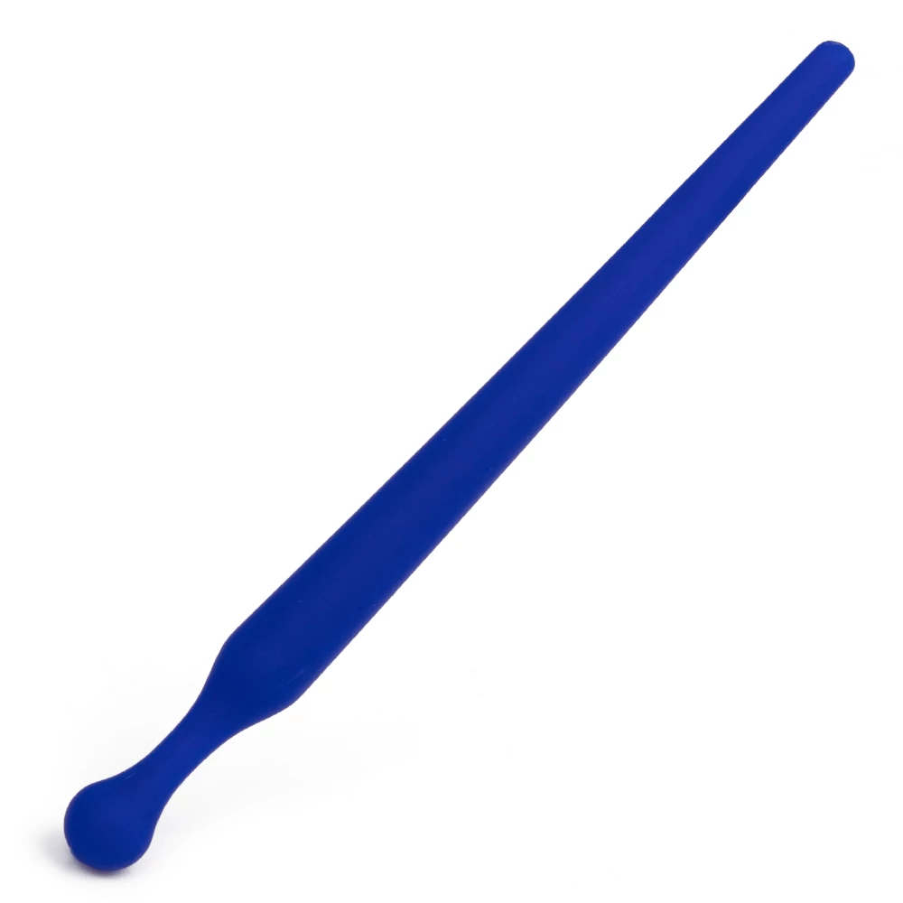 Pinpoint Navy Silicone Tapered Urethral Plug - 10cm