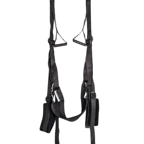 Midnight Orbit - Black Soft Plush Over The Door Sex Swing