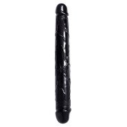 The Debauched Duo Monster Black Double-Ended Dildo - 15 Inch
