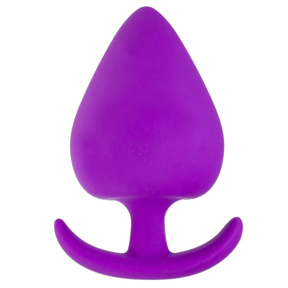 Bondara Purple Silicone Anchor Butt Plug - 3, 3.5 or 4 Inch