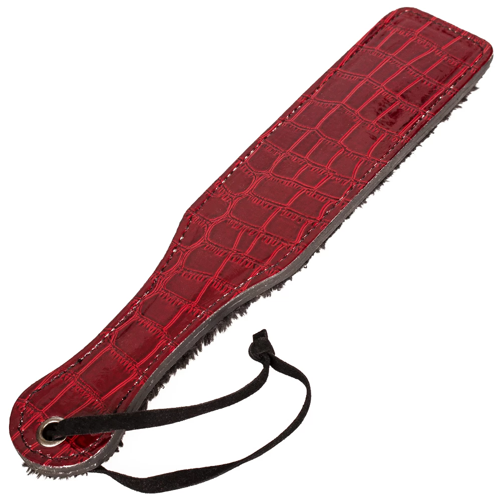 Savage Love Croc Leather Paddle - 11.5 Inch