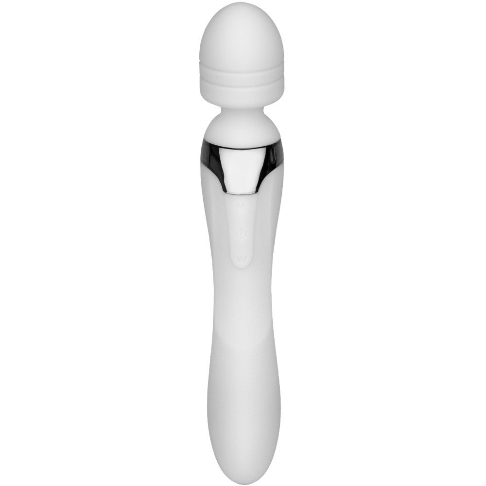 Mon Amour White 8 Function 2-in-1 Wand & G-Spot Vibrator