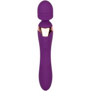Blissful Purple 14 Function 2 in 1 Wand and G-Spot Vibrator