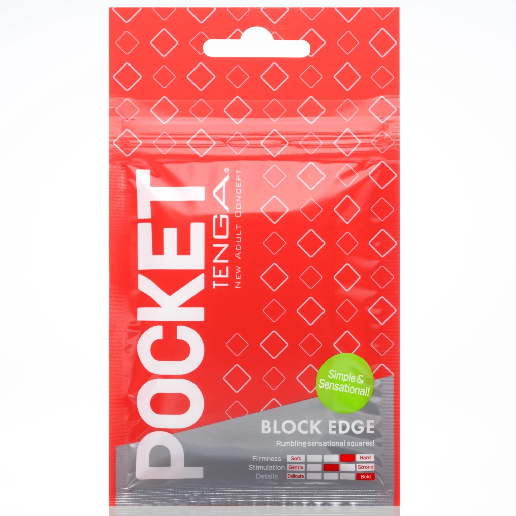 TENGA Pocket Block Edge Masturbator