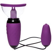 Bondara Plumper Purple 10 Function Vibrating Pussy Pump & Love Egg