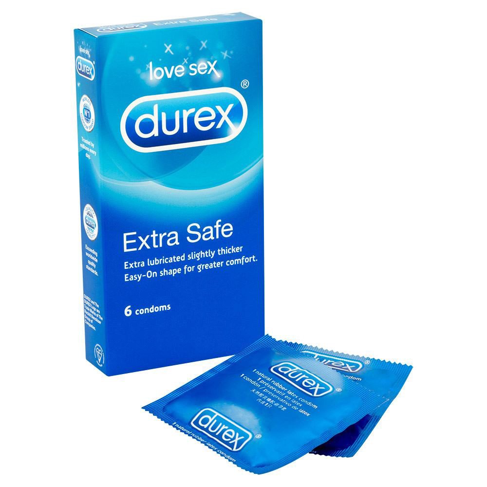 Durex EXTRA SAFE Condoms - 6 pack