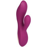 Bondara Purple Silicone 10 Function Girthy Rabbit Vibrator