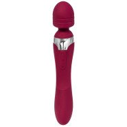 Mon Amour Burgundy 8 Function Wand and G-Spot Vibrator