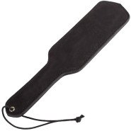 Bondara Black Nubuck Leather Spanking Paddle - 13 Inch