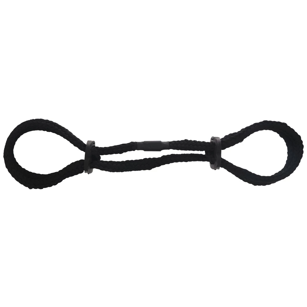 Get Knotty Black Rope Handcuffs