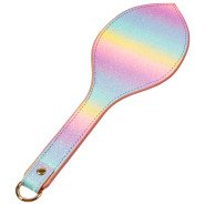 Bondara Luxe Sugar Rush Rainbow Glitter Spanking Paddle - 11.5 Inch
