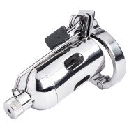 Torment Pleasure Chamber Stainless Steel Chastity Cage
