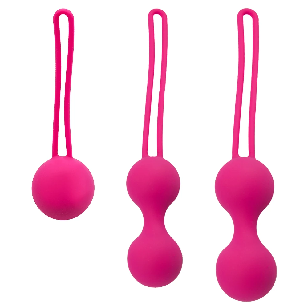 Inner Strength Silicone Kegel Exercise Balls - 40g, 54g or 64g