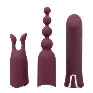 Bondara Threesome Purple Silicone 10 Function Bullet & Sleeve Set