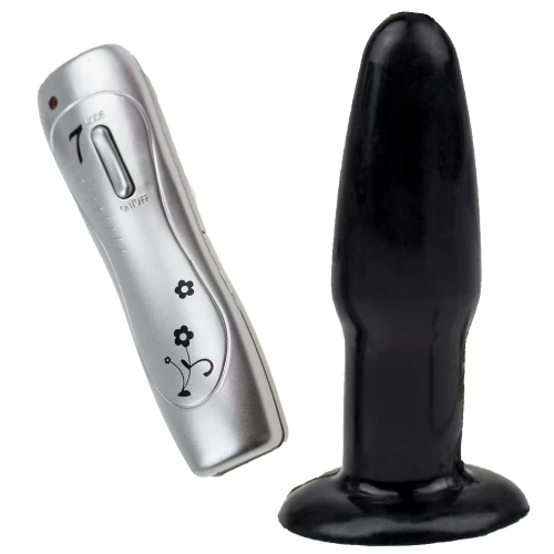 Vibro Pulsar Black 7-Speed Vibrating Butt Plug