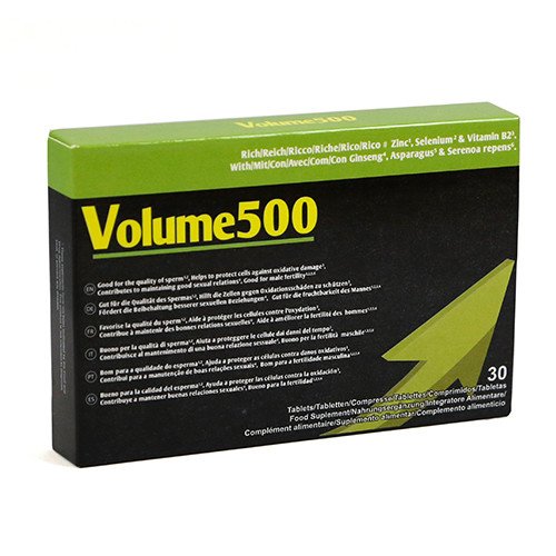 Natural Volume 500 Sperm Enhancing Pills - 30 Capsules
