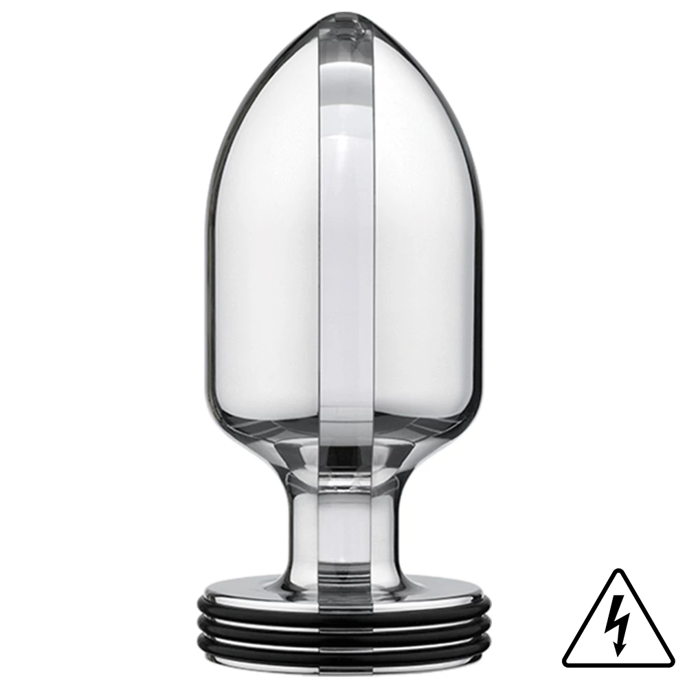 ElectraStim Invader Metal Electro Sex Butt Plug - 5.5 Inch