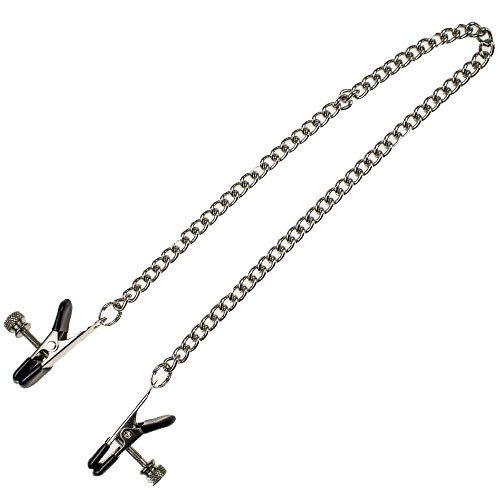 Bondara Silver Chained Nipple Clamps