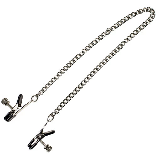 Silver Chained Sensations Nipple Clamps