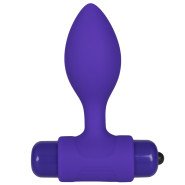 Bondara Purple 10 Function Vibrating Bullet Butt Plug - 3.5 Inch