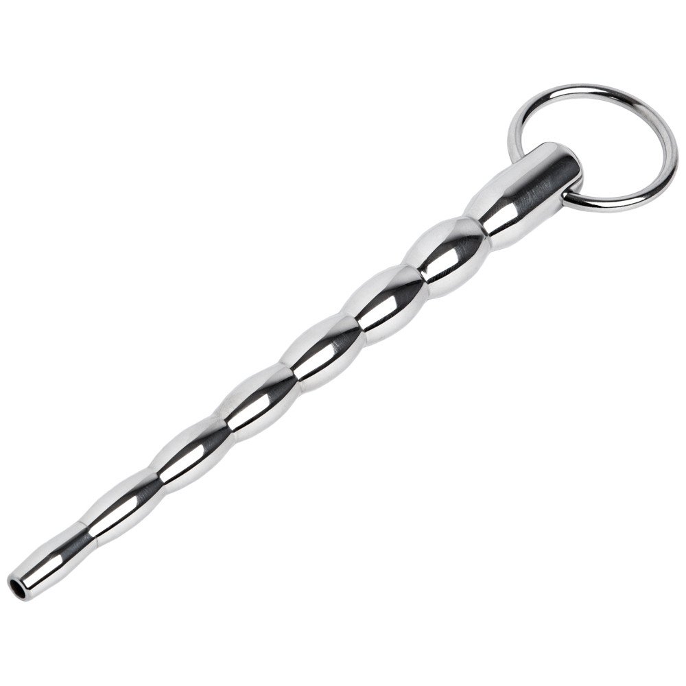 Torment Pipeline XL Urethral Sound With Through Hole - 14cm