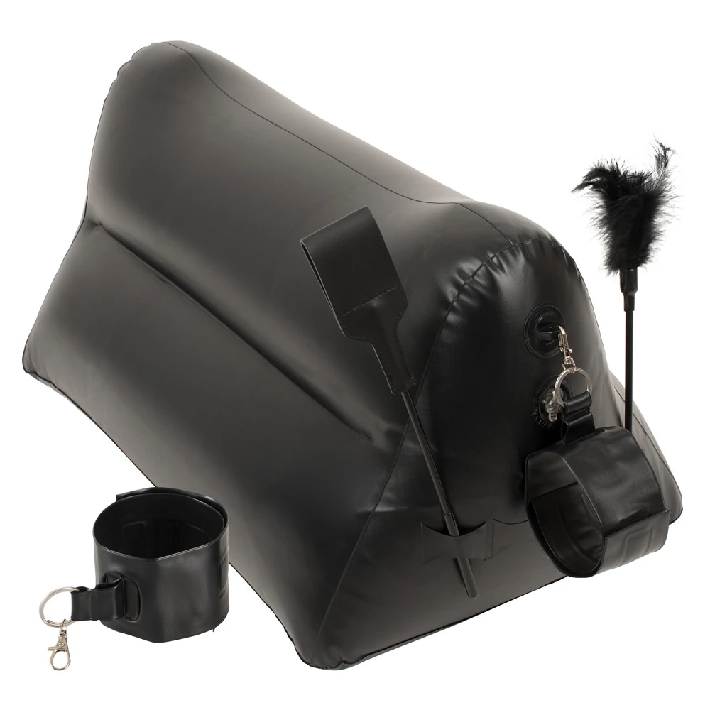 You2Toys Sex Position Cushion With Handcuffs, Tickler & Paddle