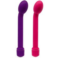 Bondara Slim G-Spot Wand Vibrator - Pink and Purple