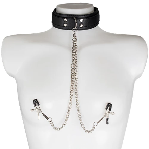 Dual-Point Collar with Chained Nipple Clamps