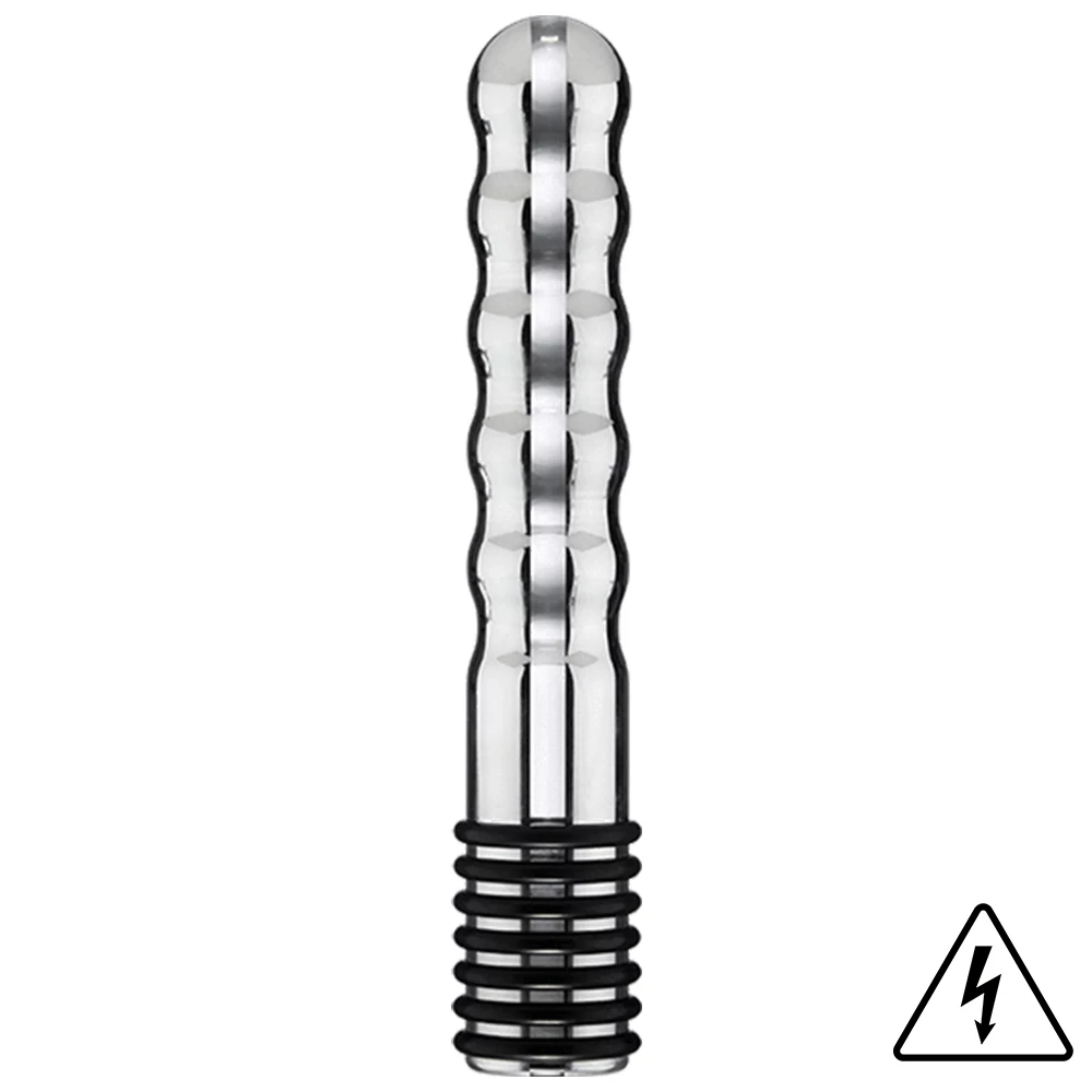 ElectraStim Wave Metal Bi-Polar Electro Sex Dildo - 7 inch