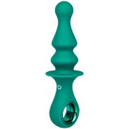Bondara Green Silicone 12 Function Vibrating Butt Plug - 6.5 Inch