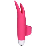 Bondara Right Hand Man Pink Silicone 10 Function Finger Vibrator
