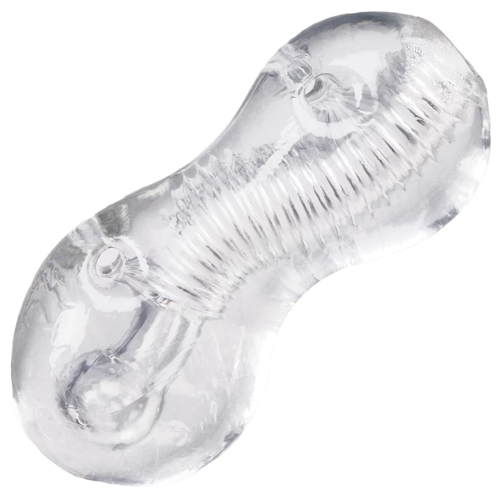 Boss Ice Vortex Clear Jelly Masturbator - 5 Inch