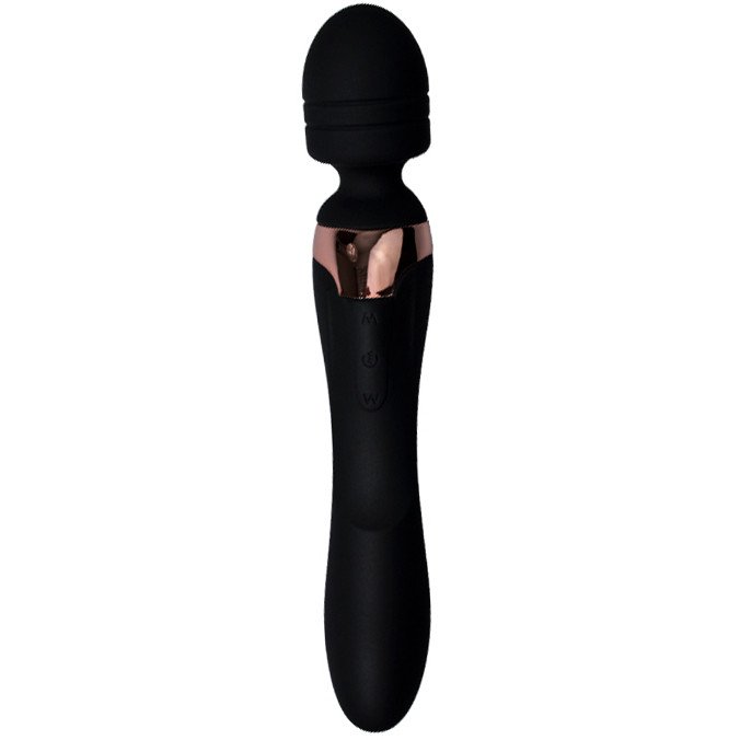 Mon Amour Black Rose Gold 8 Function 2-in-1 Wand & G-Spot Vibe