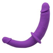 Bondara Orgasm-A-Rang Lilac Silicone Double Ended Dildo - 12 Inch