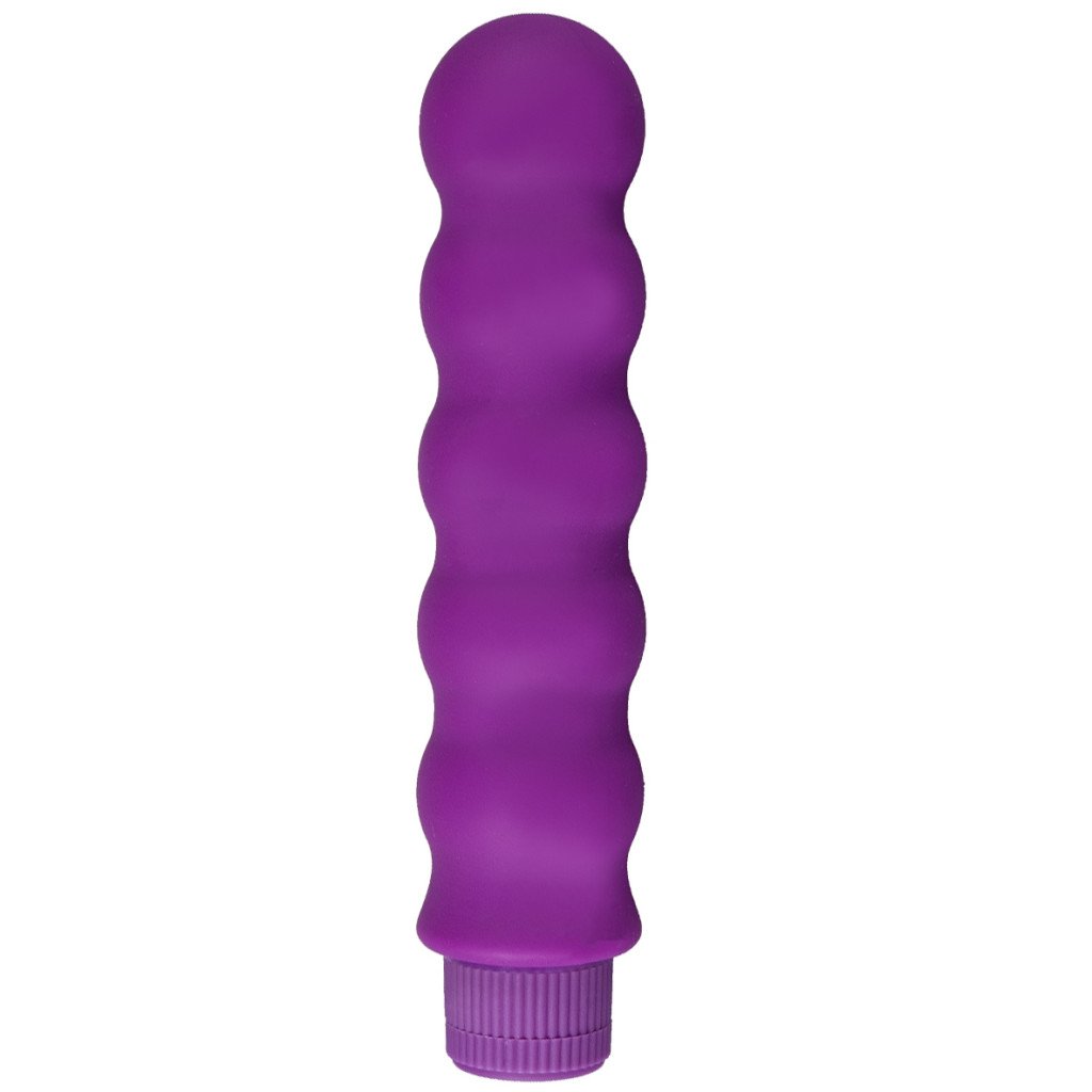 Bondara Purple Silicone Rippled Vibrator