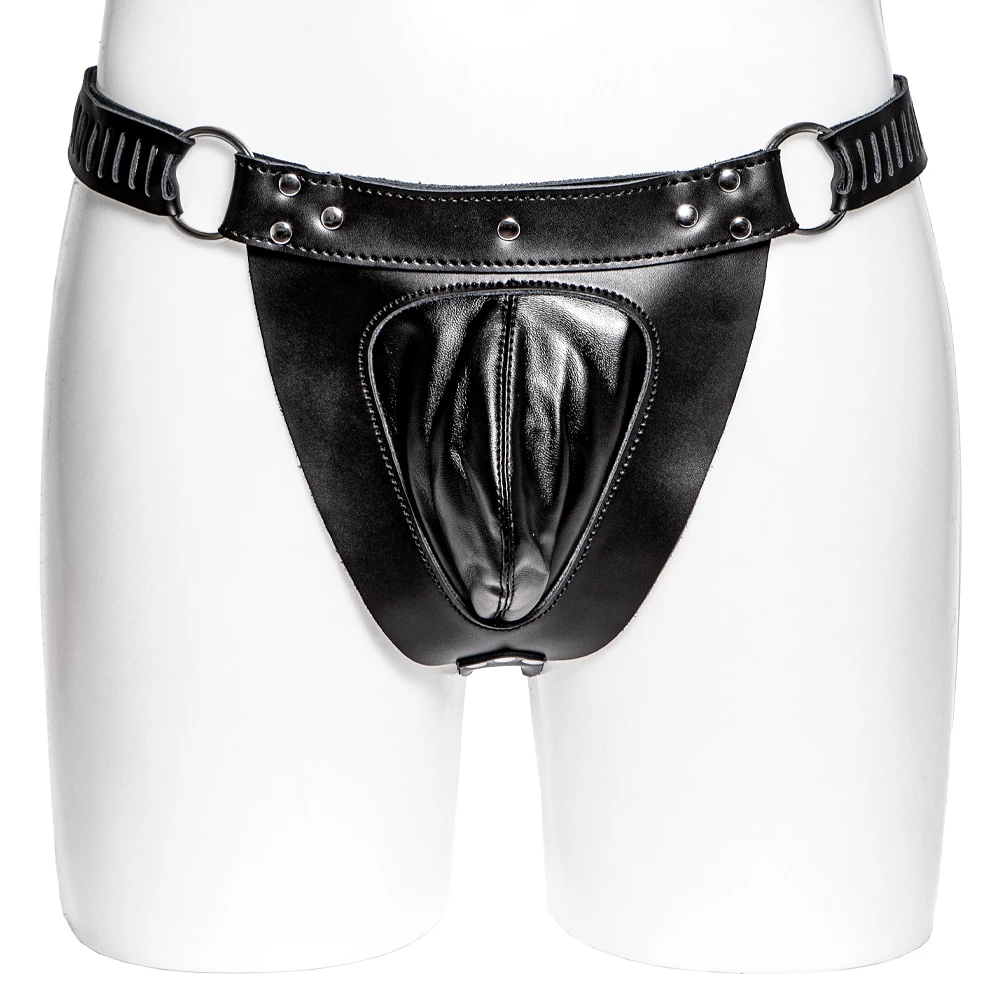Luxor Real Leather Lockable Chastity Belt