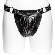 Bondara Edge Discipline Real Leather Lockable Chastity Belt