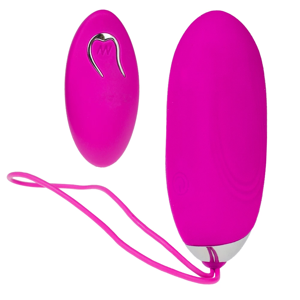 Love Nest Pink Remote Rechargeable 12-Speed Love Egg