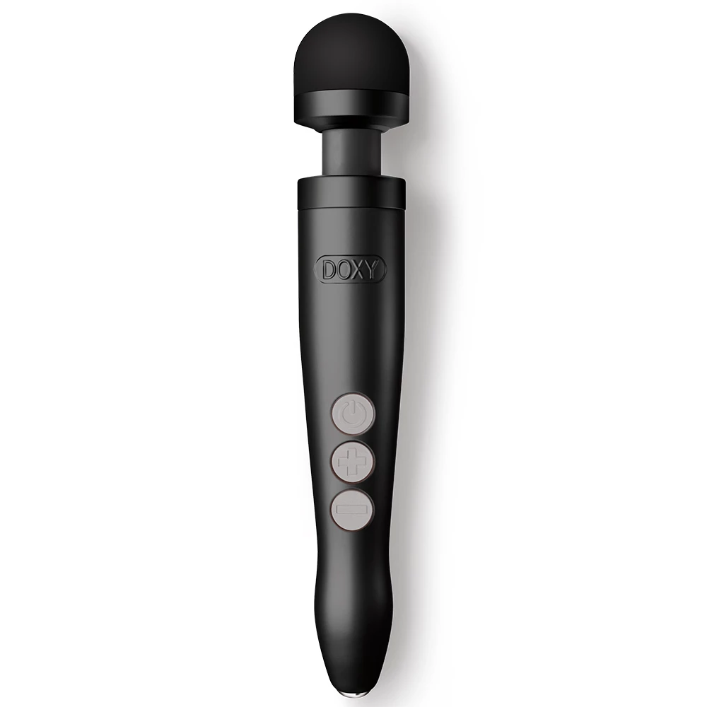 Doxy Die Cast 3R Matte Black Rechargeable Wand Vibrator