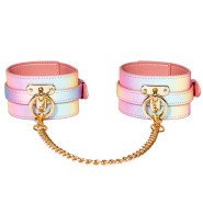 Bondara Luxe Sugar Rush Rainbow Glitter Ankle Cuffs